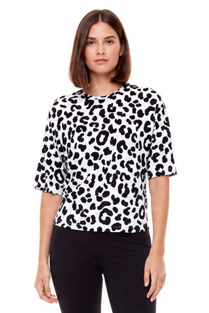 Women's Lynx Bamboo 3/4 Sleeve Top front view