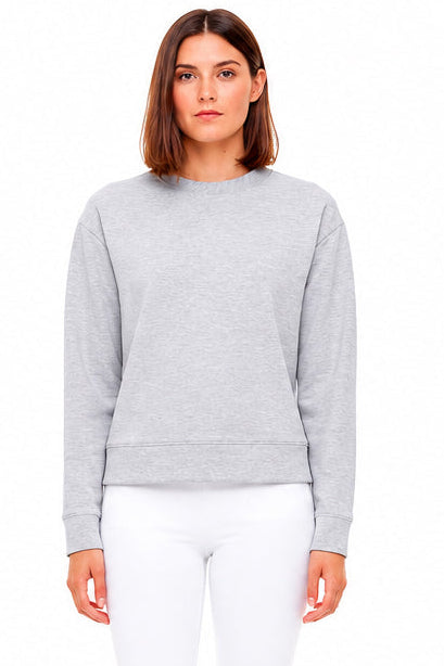 Women's French Twill Long-Sleeve Top front view