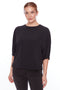 Women’s Solid Vegan Silk Vented T-Shirt front view