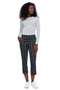 Women's Lanark Slim Cropped Pant windowpane plaid front
