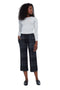 Women's Dorset Plaid Ponte Cropped Pant front view
