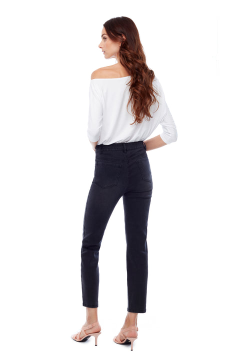 Women's UP!DATED Slim Ankle Jean back view with five-pocket styling