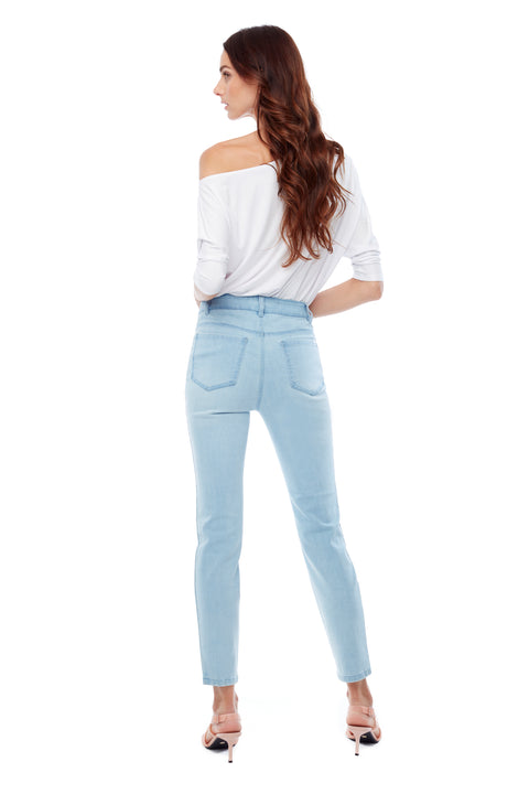 Women's UP!DATED Slim Ankle Jean back view with five-pocket styling