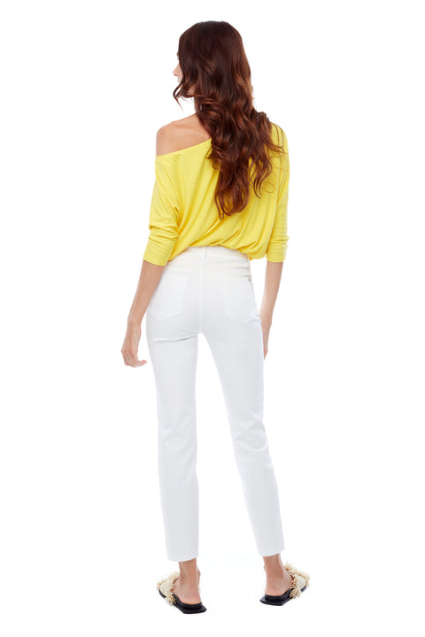 Women's UP!DATED Slim Ankle Jean back view with five-pocket styling