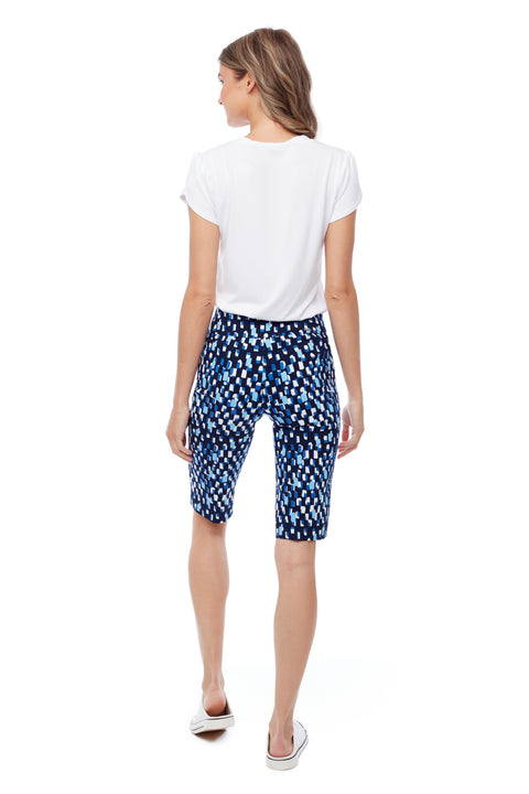 Women's Chex Print Short back view