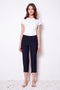 Women's Inverted Cuff Techno Crop Pant front view