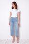 Women's UP!DATED Wide Leg Crop Jean front view