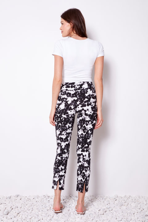 Women's Botanic Black Techno Ankle Pant back view