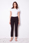Women's Textured Jacquard Ankle Pant front view
