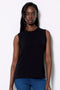 Women's Solid Provence Sleeveless Top front view