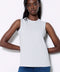 Women's Solid Provence Sleeveless Top front view