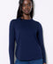 Women's Solid Provence Long-Sleeve Top front view