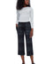Women's Dorset Plaid Ponte Cropped Pant front view