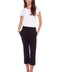 Women's Ponte Slim Crop Pant front view