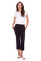 Women's Ponte Slim Crop Pant front view