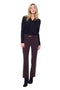 Women's Solid Palermo Chain Belt Pant front view