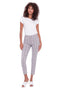 Women's Iceland Plaid Techno Ankle Pant in Iceland Plaid Print front view