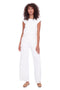Women's Vegan Silk Wide Leg Pant front view