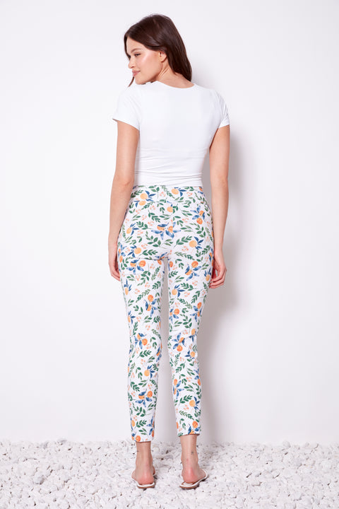 Women's Mandarin Techno Ankle Pant back view
